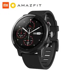 Оригинальные Amazifit Huami Stratos + умные часы натуральная кожа ремешок