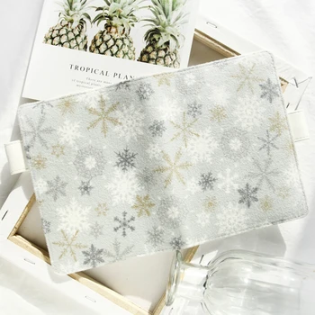 

The Snowflake Lovely Soft Journal Cover A6 Hand Made DIY Diary Cover Suit For Standard A6 Fitted Paper Book