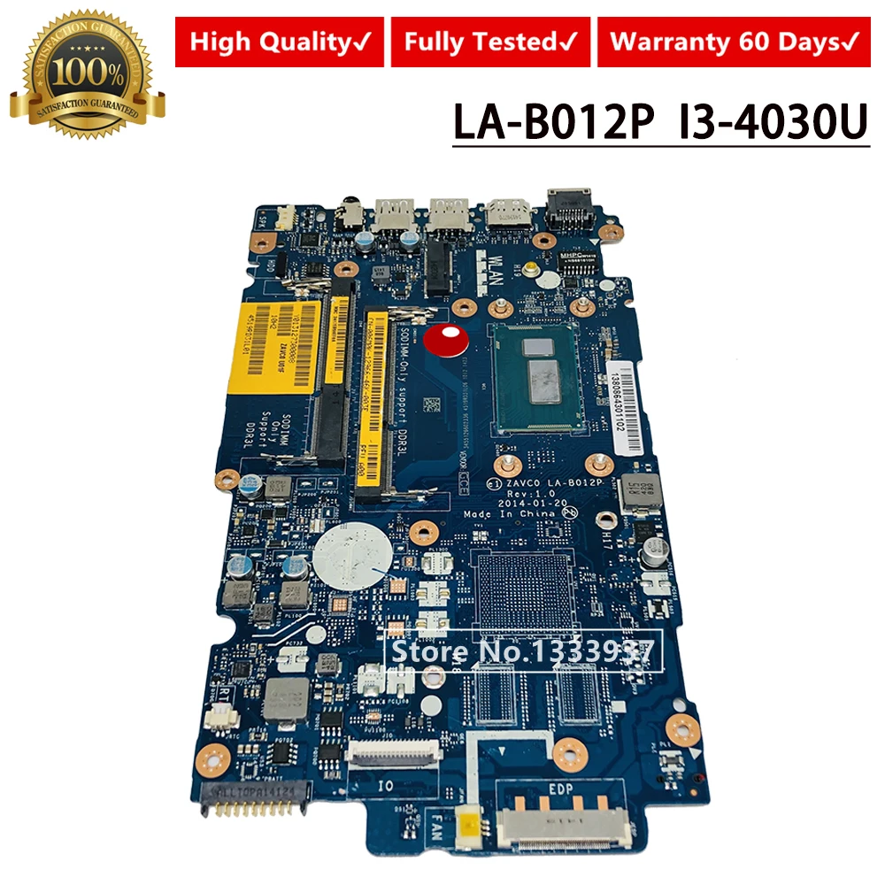 CN-006M0K 006M0K 06M0K для dell inspiron 5547 5447 5542 5442 Материнская плата ноутбука LA-B012P I3-4030U SR1EN