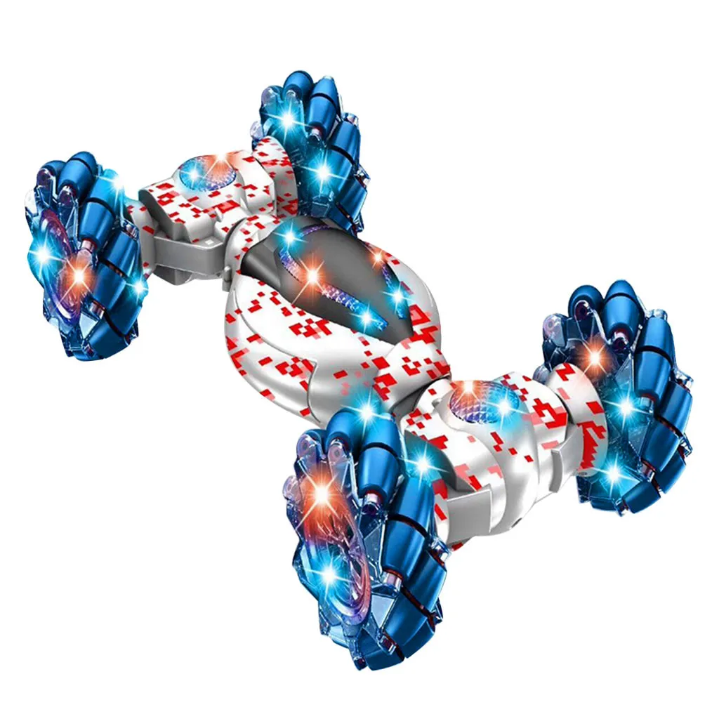 Рождественский трюк, Радиоуправляемый автомобиль, чувствительный скручивающийся автомобиль, дрифт, автомобильный светильник, музыкальная игрушка для вождения, для детей, подарки на год