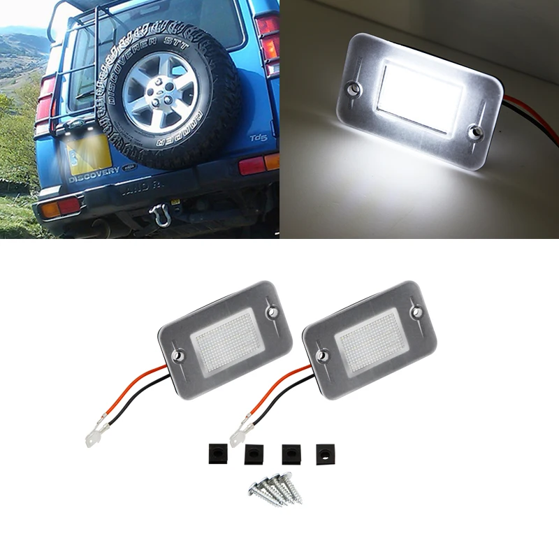 2 шт. светодиодный задний светильник номерного знака для Land Rover Discovery 1 1994-1999 1999-2004 |