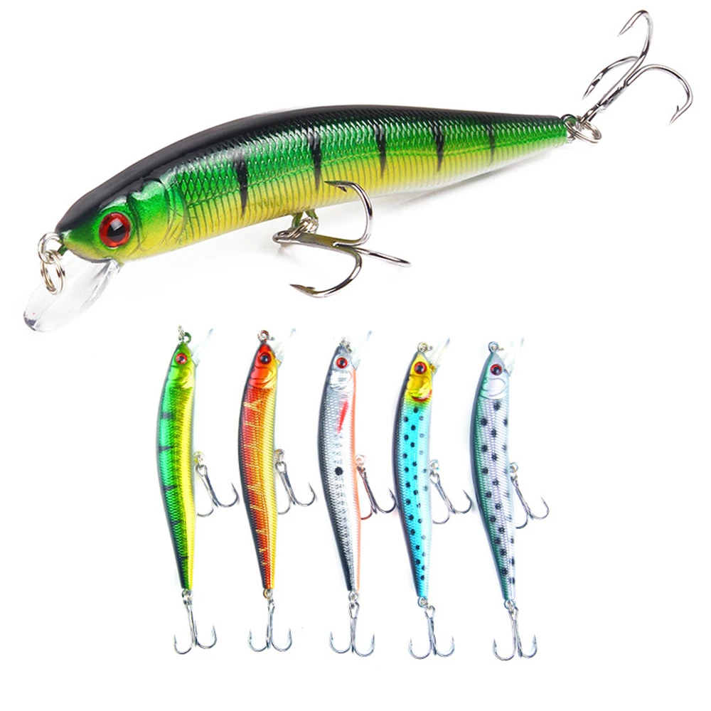 

1 Pcs Minnow Fishing Lures Plastic Hard Bait 10cm 8g Lifelike Bionic Fake Lure Artificial Bait Fishing Tackle Bait