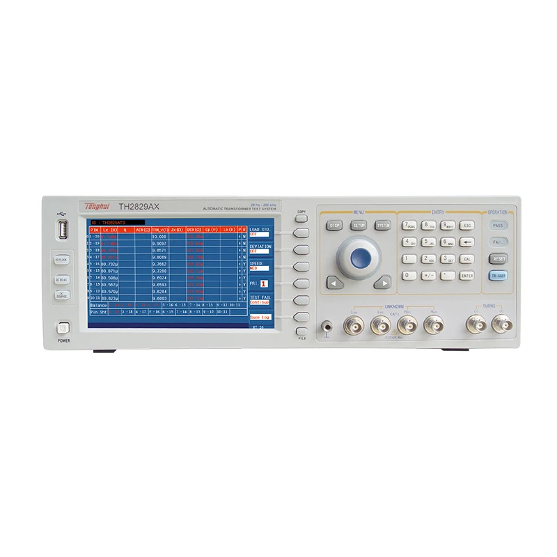 

TH2829AX Automatic Transformer Test System 7-inch TFT LCD Display