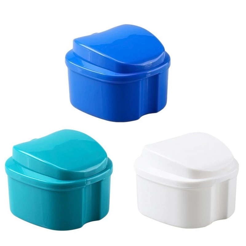

Denture Box Case Denture Bath Box Case Dental False Teeth Storage