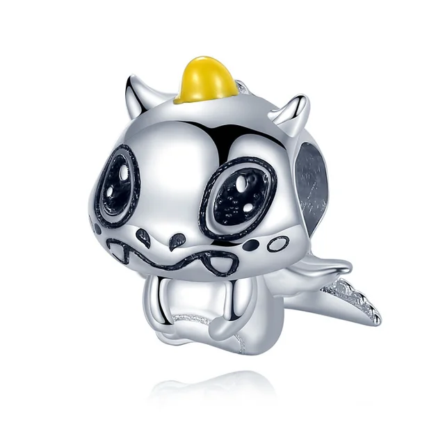 Genuine 925 sterling silver marine animal hanging bead pendant suitable for original Pandora bracelet ladies fashion jewelry CMC060