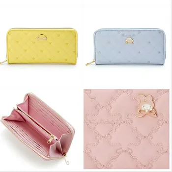 

Sanrio Hello Kitty My Melody Cinnamoroll PomPomPurin Wallet Women Long Zipper Coin Purse Female Clutch Wallets for Girls Gifts