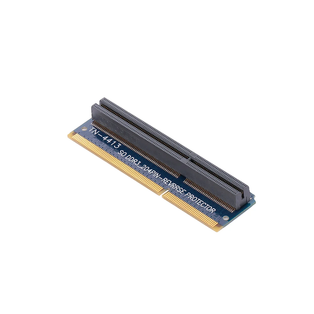SO DDR3 204PIN Тестовая карта-адаптер для защиты памяти Вертикальная обратная TN-4413 карта-адаптер для ноутбука
