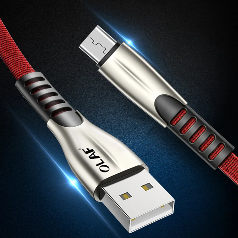 Leaf Micro USB кабель 3.0A Быстрая зарядка usb зарядного устройства для samsung S7 S6 J7 Xiaomi Redmi Note