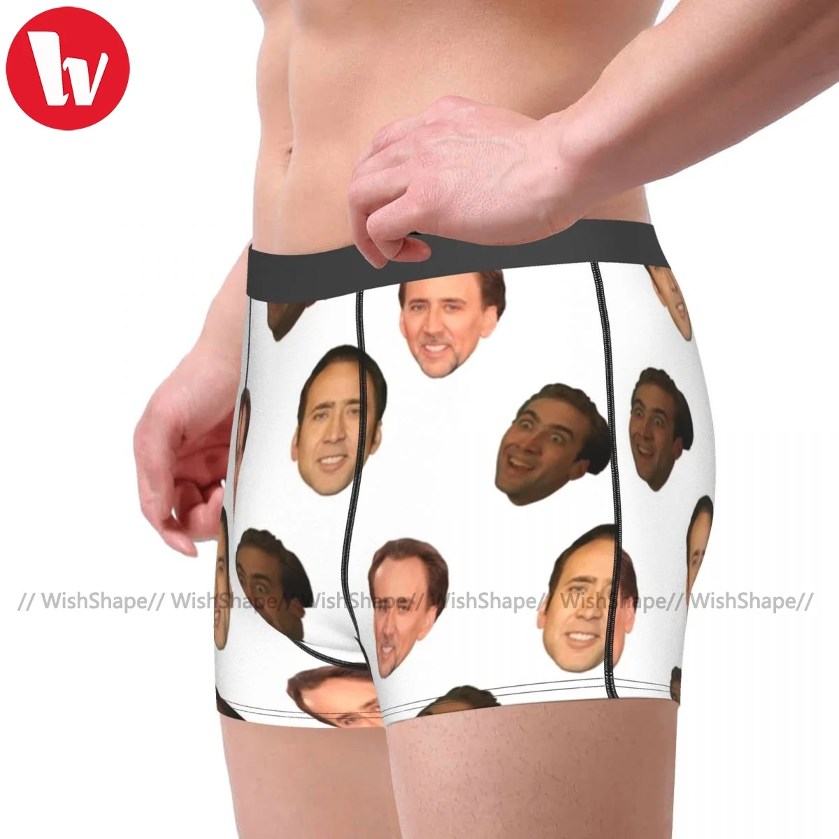 Mens Boxer Brief Sublimation Underwear Blank Fathers Day 