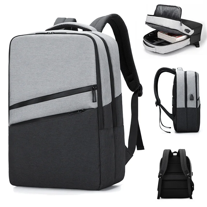 

Manufacturers Direct Selling Men Backpack Waterproof Wear-Resistant Nylon cha lv bao Contrast Color Large-capacity Backpack Busi