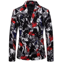 M-4XL Slim Fit Male Blazer Printing Jacket for Men Fashion Business Casual Blazers Men Suits Spring Autumn Plus Size Men Blazer M-4XL Slim Fit Male Blazer Printing Jacket for Men Fashion Business Casual Blazers Men Suits Spring Autumn Plus Size Men Blazer
