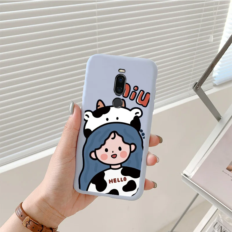 Cute Animal Pattern Phone Cover For Meizu X8 Case Cartoon Soft Silicone Painted Shell Shockproof Protection Bags 