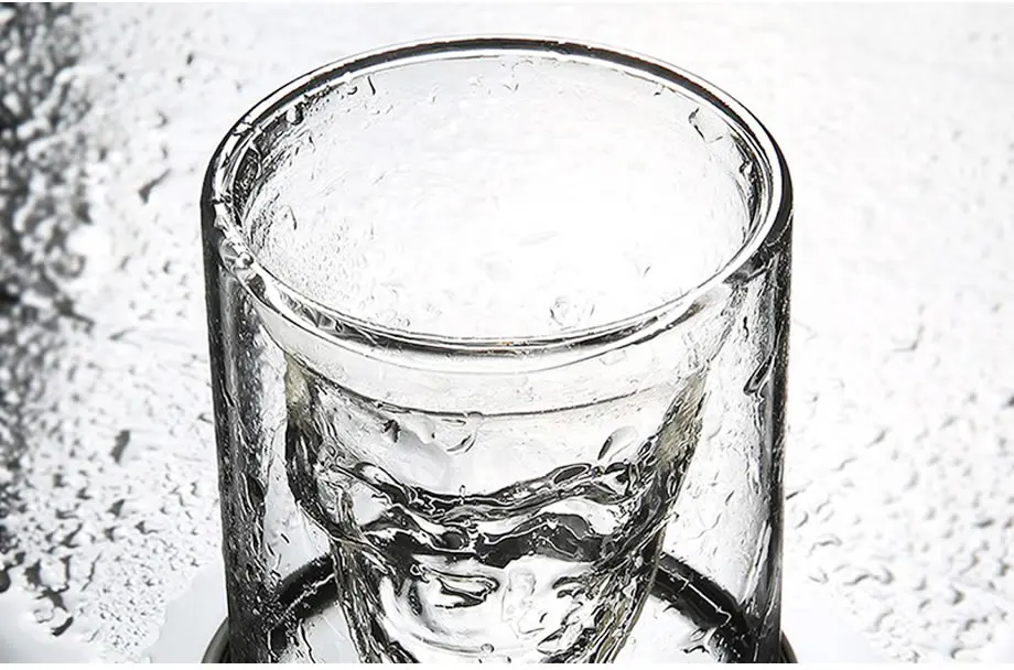 25 мл двойными стенками стекло в форме черепа бокал для вина es виски пивной бокал прозрачный Водка питьевой бокал es креативная посуда для напитков