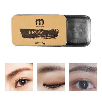 

New 3D Feathery Eyebrow Enhancers Waterproof Brows Setting Gel Long Lasting Stylish Eye Brows Shaping Makeup Balm Soap Kit TSLM1