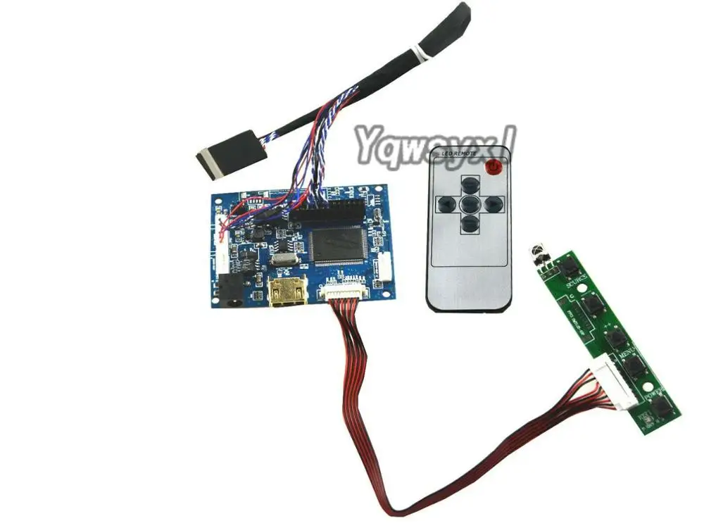 Плата драйвера ЖК-контроллера Yqwsyxl HDMI удаленная работа для 15 6 дюймового 1366*768 N156B6