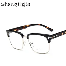 Новинка, металлические женские очки, оправа, мужские очки, оправа, Ретро стиль, квадратные очки, оптическая оправа, очки