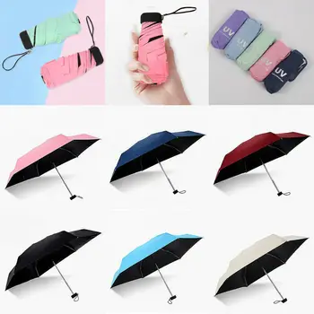 

Mini Windproof Compact Travel Sun Rain Pocket Umbrella for Men Women Foldable