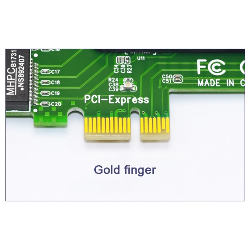 Сетевая карта 4 портовая гигабитная Ethernet 10/100/1000 м PCI E Express в гигабитную сетевую