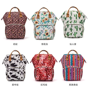 

Lequeen Mommy Backpacks Nappy Bags chrysanthemum animal Diaper Backpack Mummy Large Volume Travel Bag for baby born LMPB14
