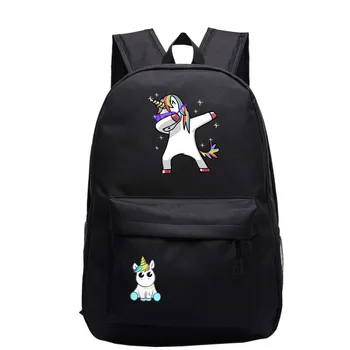 

Fashion Canvas Unicorn 1 Design Laptop Anime Backpack Mochila Mujer Men Woman Travel Laptop Sac a Dos Book Bag Teenage Schoolbag