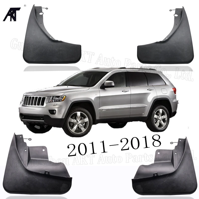 Брызговики для Jeep Grand Cherokee WK2 2011-2016 комплект передних и задних автомобильных