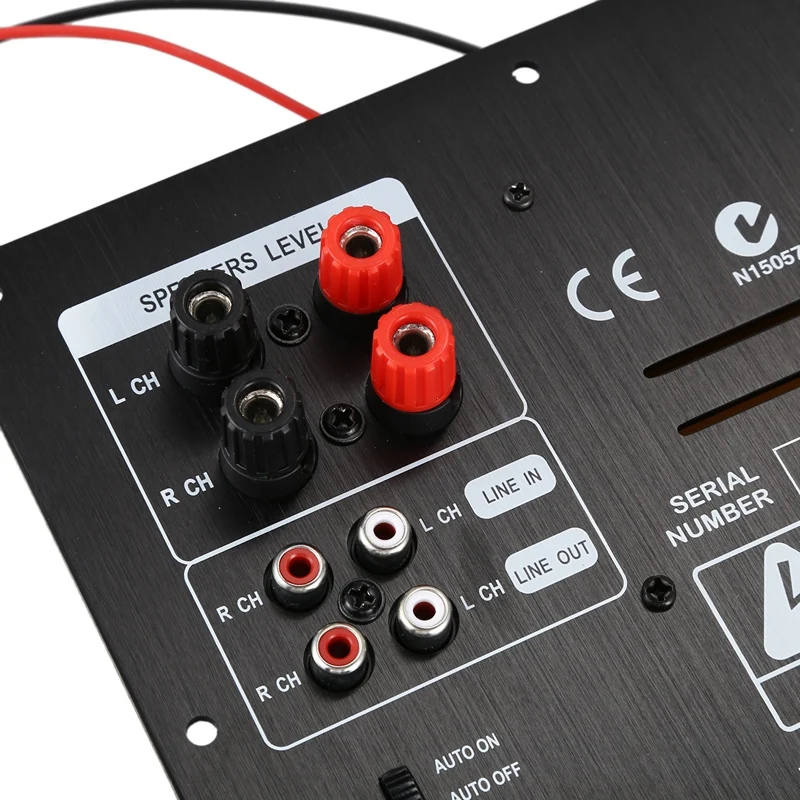 Собранный высокомощный 280 Вт Цифровой HIFI сабвуфер усилитель доска черный+ желтый