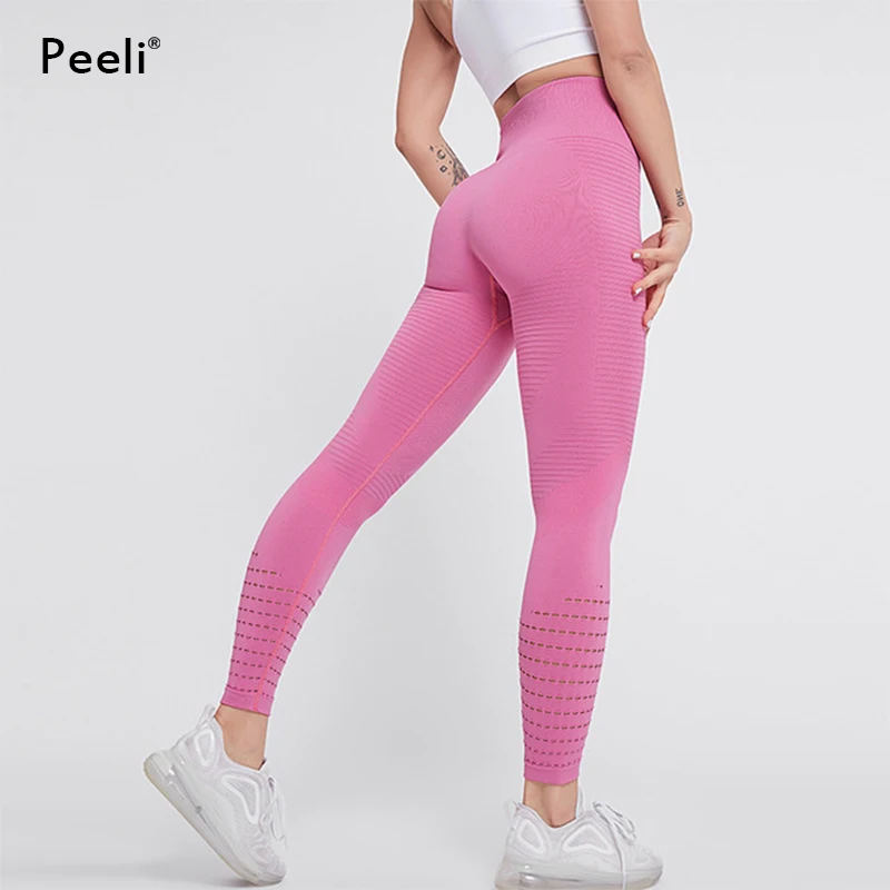 High Waist Seamless Leggings Yoga Pants Push Up Fitness Tight Workout Tummy Control Gym Leggings Athletic Pants Sportswear