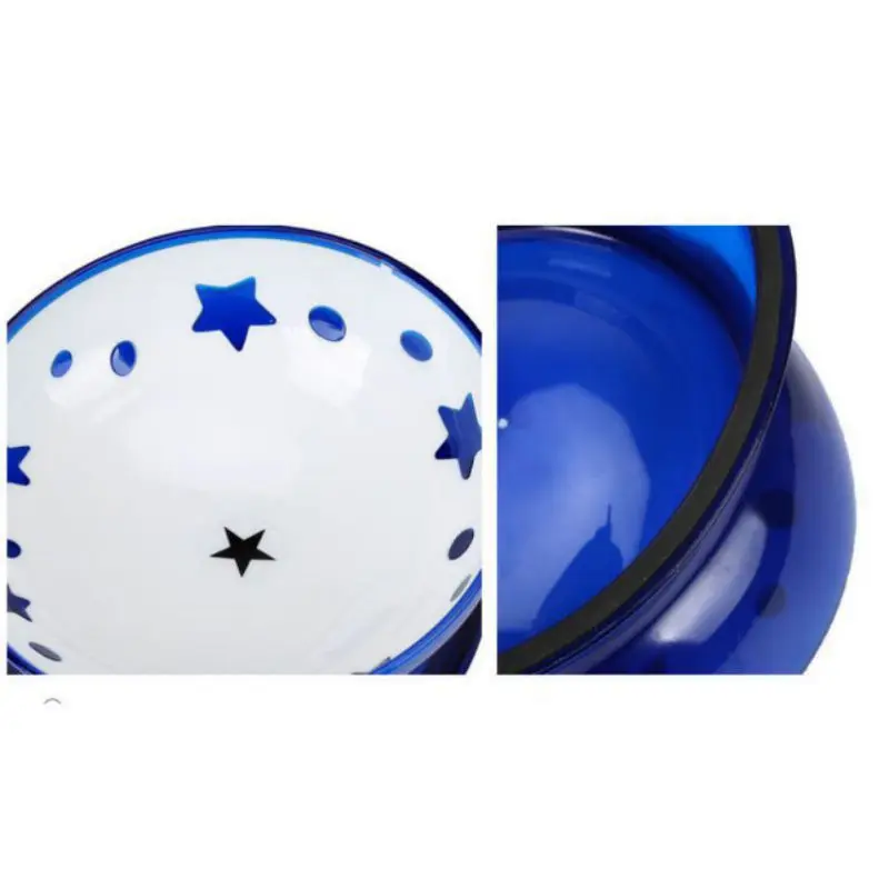 Pet Dog Cat Feeding Bowl Crystal Tilting Bowl Sliding Bowl Cat Food Bowl Protection Spine Pet Supplies