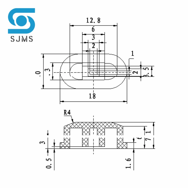 10PCS Tactile Push Button Switch Selbst Verriegelung 5.8*5,8 MM 7*7MM 8*8MM 8.5*8,5 MM Reset Micro Schalter + (10PCS A05 Takt Kappe) – Detail 11