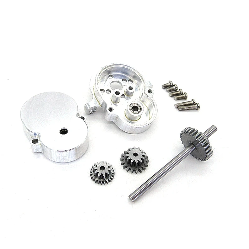 D12 Metal Gearbox Gear Box Case with Steel Set Spare Accessories for WPL 1/10 RC Car Upgrades Parts | Игрушки и хобби