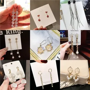 

Korean Version of the Temperament Wild Pearl Simple Dongdaemun Earrings Jewelry stainless Steel jewelry Korean earrings