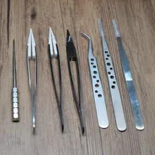 Вейпер проволочная катушка джиг керамический пинцет с острыми концами Пинцет термостойкий DIY аксессуары для электронных сигарет