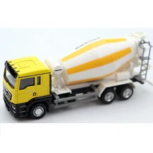 1:32 Diecast Toy Car Engineering Toy Truck High Simulation Toy Car Cement Truck Body Can Be Rotated Toy Car For Children's Gift