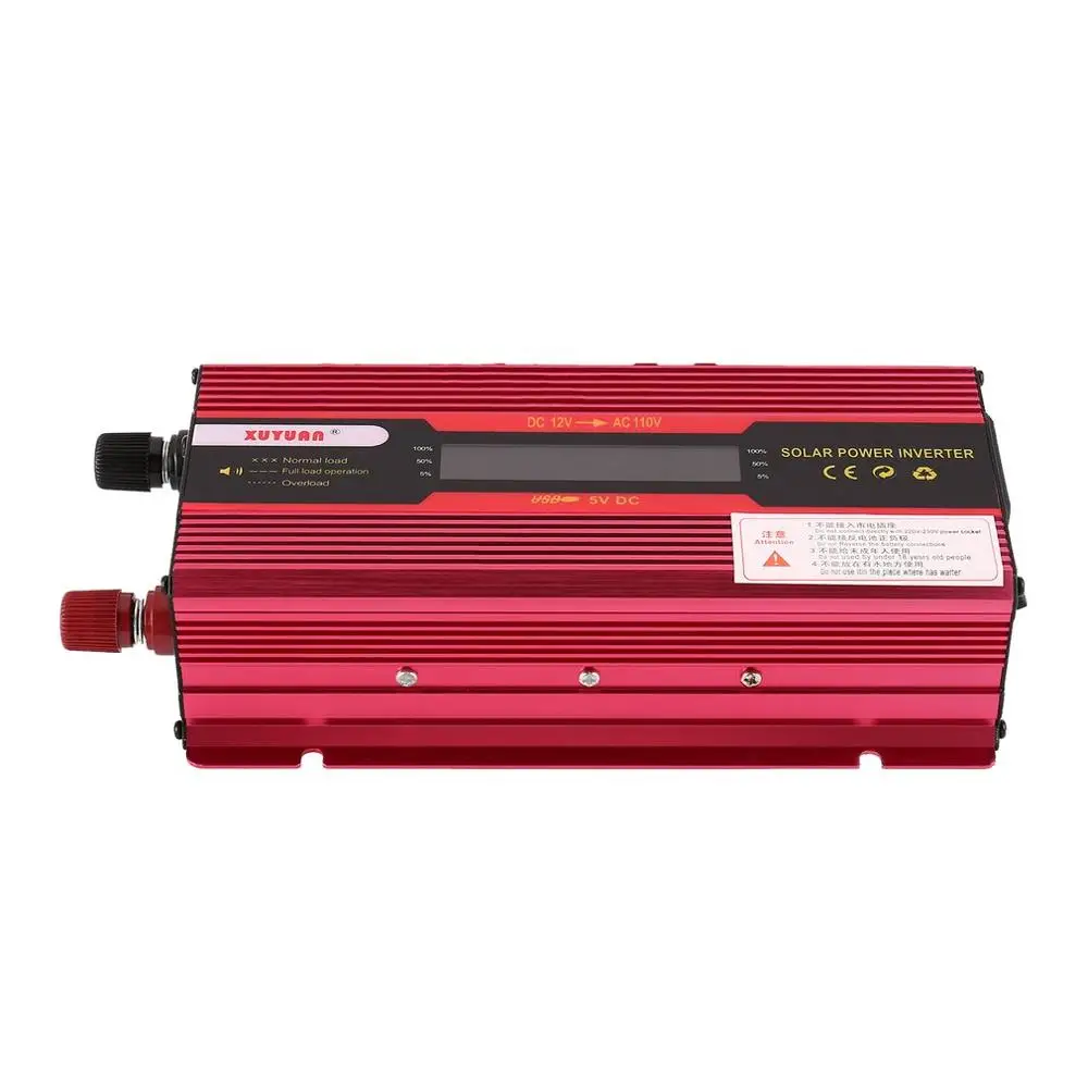 Солнечный Мощность инвертор 3000 W/4000 W модифицированный инвертор с чистым синусом 12V 220 V/24 V 220 V/12 V 110V - Цвет: 4000W 12V 110V