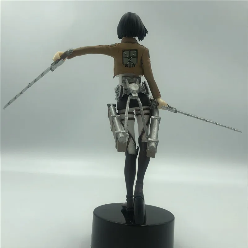 14 см солдатики Li Weier Rivaille Levi Ackerman Attack on Titan Trunk Foot batch Edition ПВХ фигурка модель игрушки
