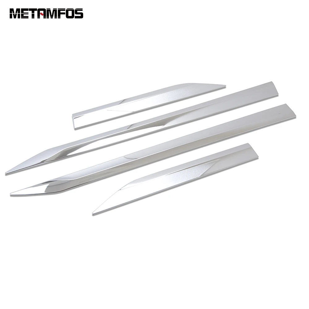 Для Toyota Rav4 Rav 4 2019 2020 углеродное волокно боковая дверь полоса юбка для тела