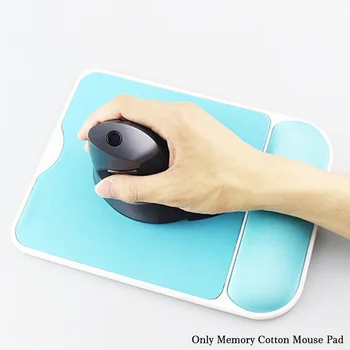 

Laptop Memory Cotton Mouse Pad With Wrist Rest Notebook Computer Gaming Multifunction Ergonomic Soft Home Office Slow Rebound