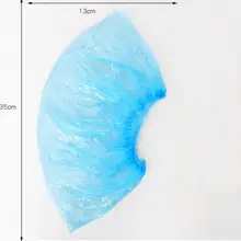 100 шт Одноразовые водонепроницаемые пылезащитные Бахилы для хранения ковров/пола, чистые пластиковые защитные пленки для обуви дождливого дня