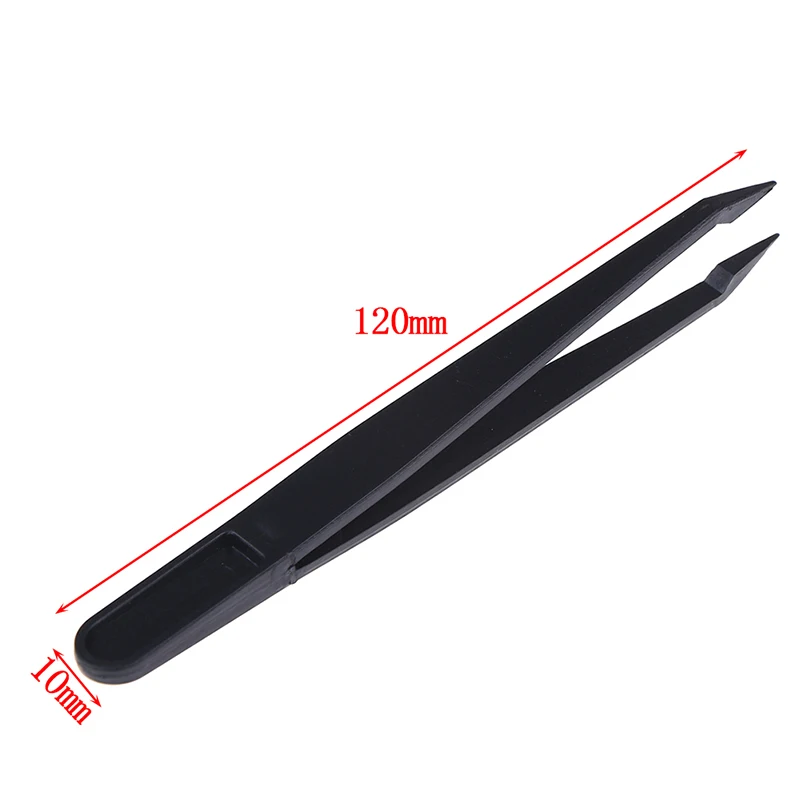 Carbon Steel High precision black curved tweezer DIY nipper perler bead nipping hama bead handicraft clamp plier
