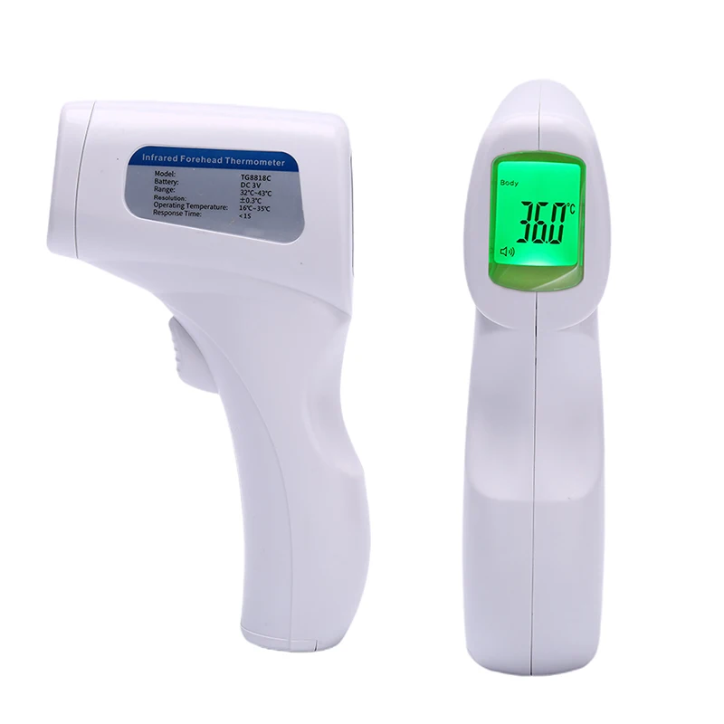 

Non-contact Infrared Thermometer Forehead Body LCD Display Thermometer Adult Kid Temperature Measurement Device