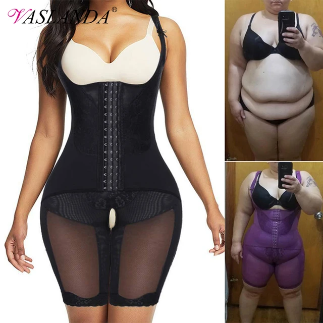 Fajas Post Parto Corset Shapewear Women Full Body Shaper Bodysuit Open  Crotch Corset Waist Trainer Shaping Underwear - AliExpress