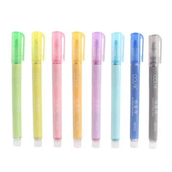 

8 Colors Card Writing Drawing Double Line Outline Pen Highlighter Marker Pen Set