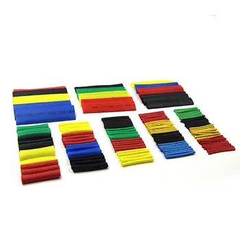 

328Pcs 8 Sizes Multi Color Polyolefin 2:1 Halogen-Free Heat Shrink Tubing Tube Assortment Sleeving Wrap Tubes 72XB