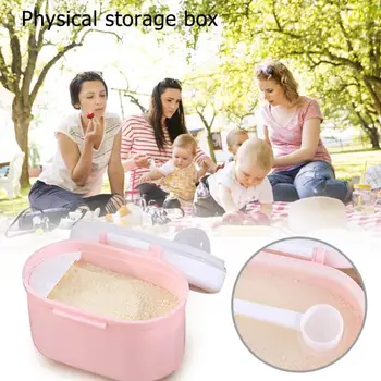 

Baby Milk Powder Container Large Capacity Can Airtight Storage Box Infant Feeding Food Storage Box Including Spoon