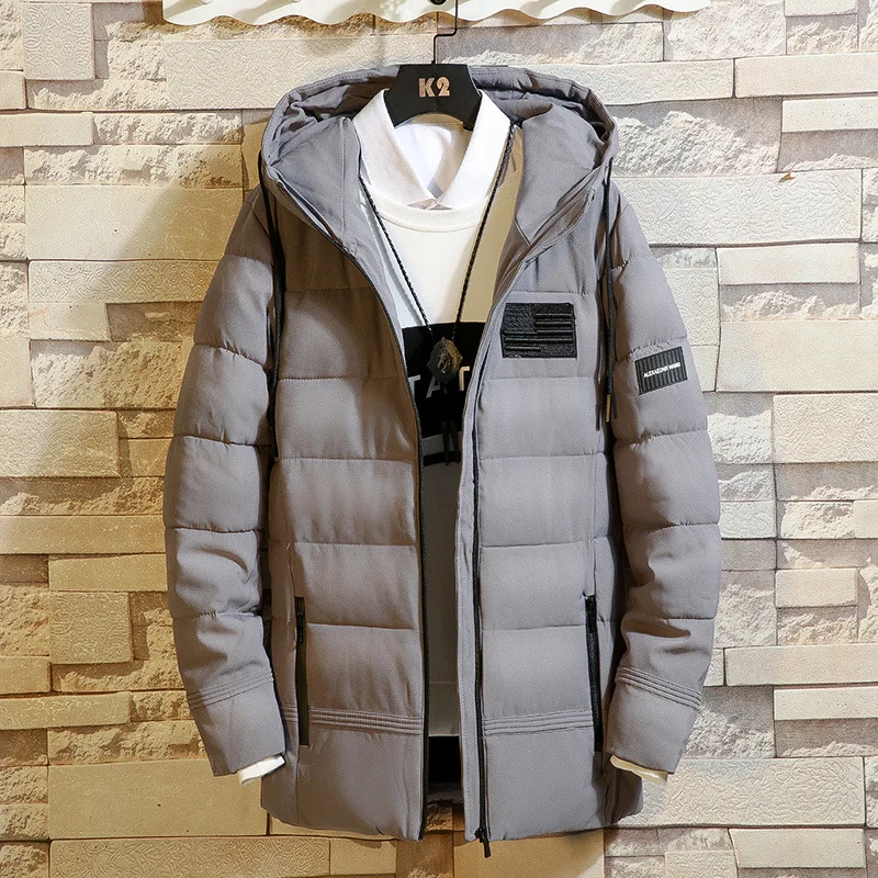 Winter New Style Hooded Short Cotton-padded Clothes Men's Teenager Korean-style Slim Fit Cotton Coat Students Cotton-padded Jack