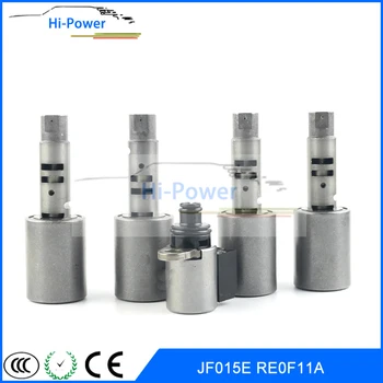 

5PCS JF015E RE0F11A Transmission Solenoid Kit for Nissan Sunny Tiida Sylphy CVT Transmission 2012-ON Aluminium Alloy