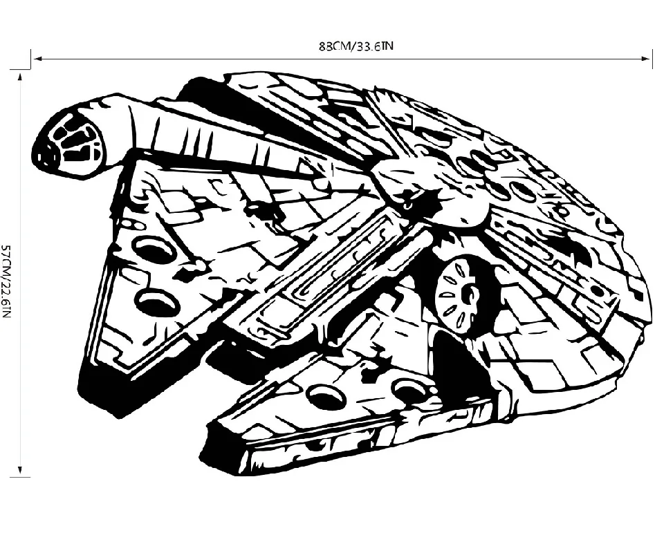 Звездные войны импортные товары наклейки декорированные для гостиной спальни
