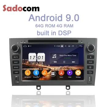 

DSP PX6 TDA7851 Android 9.0 4G + 64GB 8Core Car DVD Player GPS RDS autoradio wifi LTE Bluetooth 5.0 For PEUGEOT PG 408 2007-2010