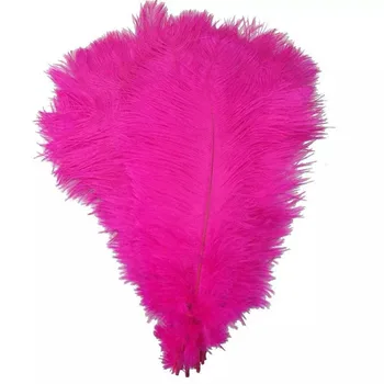 

Wholesale 100 Pcses/Lot 15-75CM Natural Rose Red Ostrich Feathers For Crafts Carnival Costumes Party Wedding Decorations Plumes