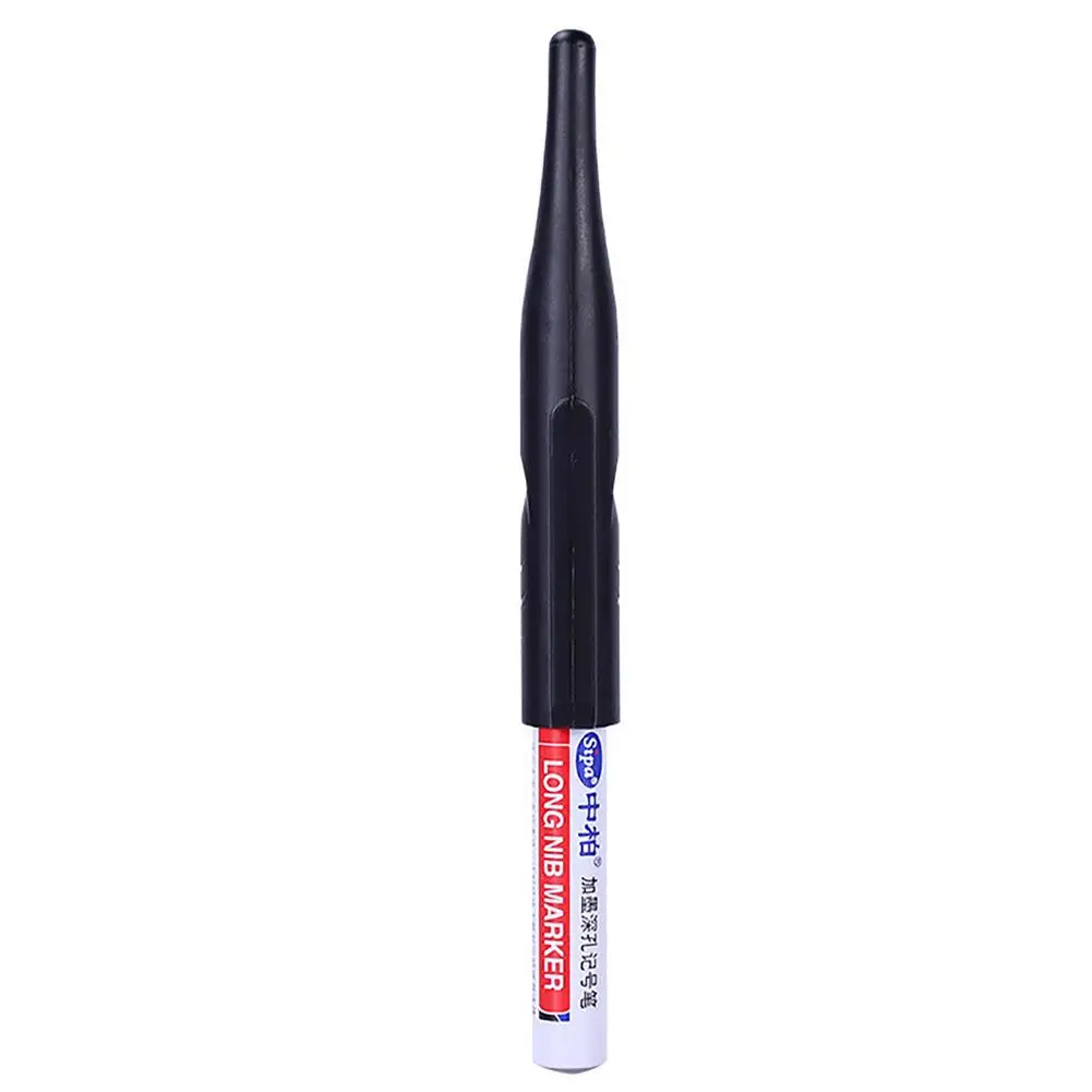 Marker Pens Refillable Ink Marking Pen Long Nib Design 200m Writing Deep Drill Hole Water Resistant For Home Dec | Инструменты